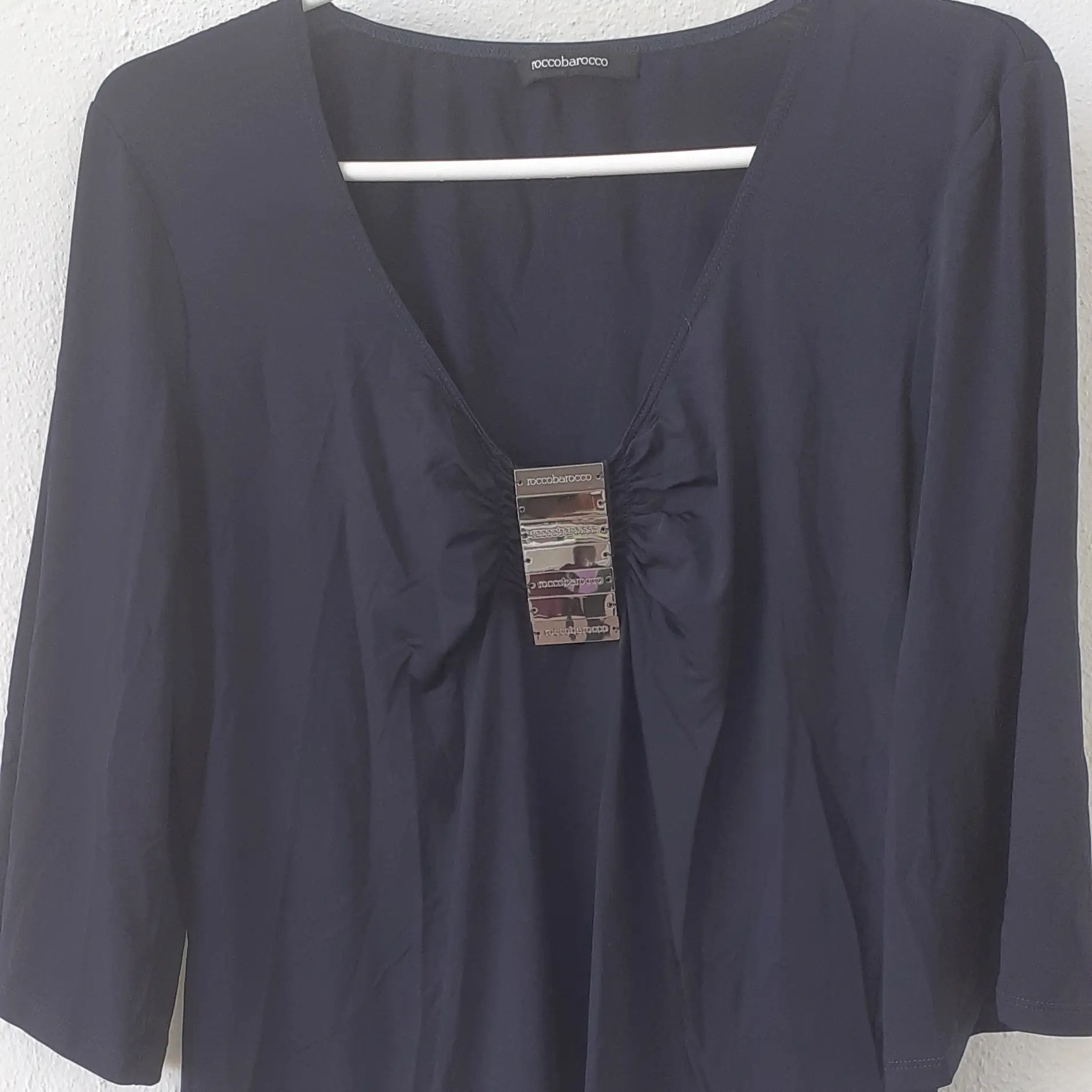 Camisa blanca de seda