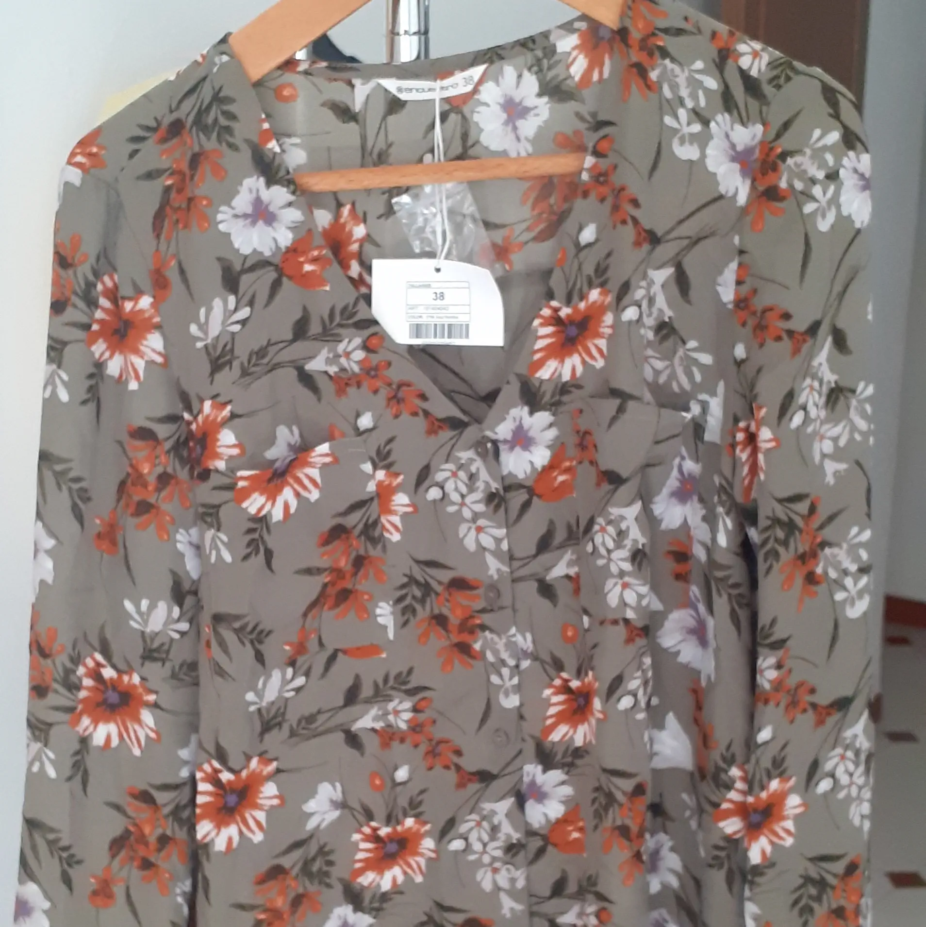 Camisa blanca de seda