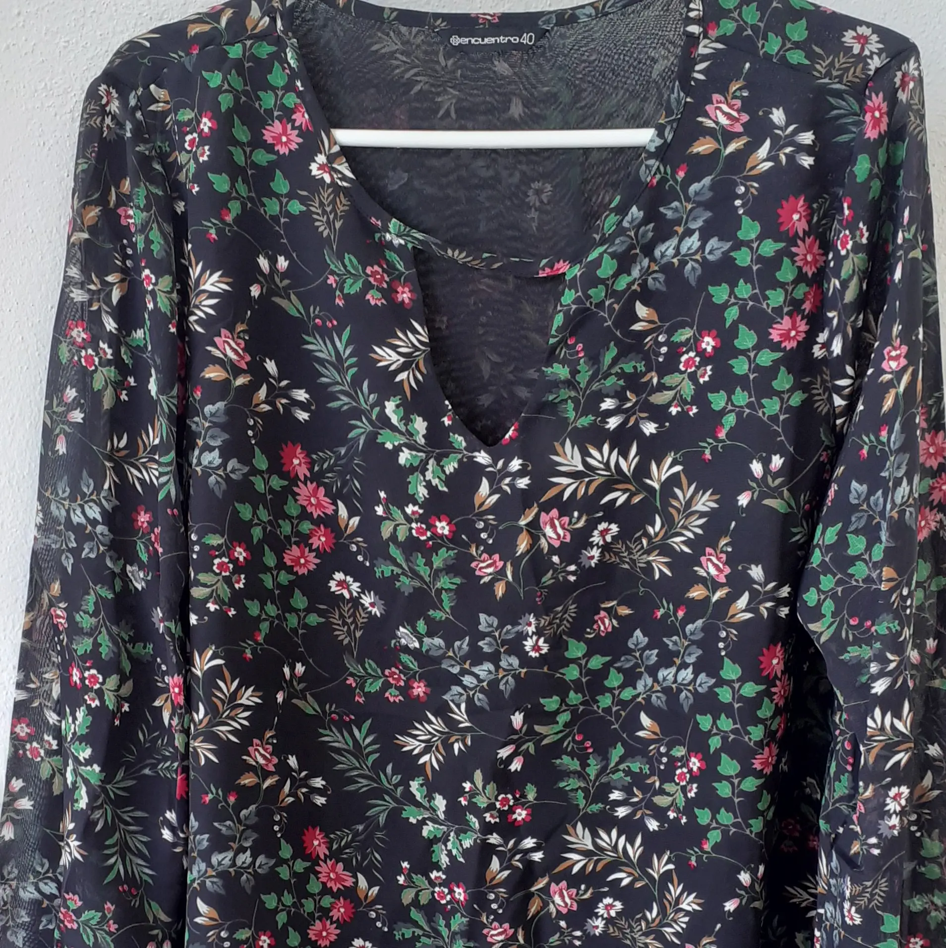 Camisa blanca de seda