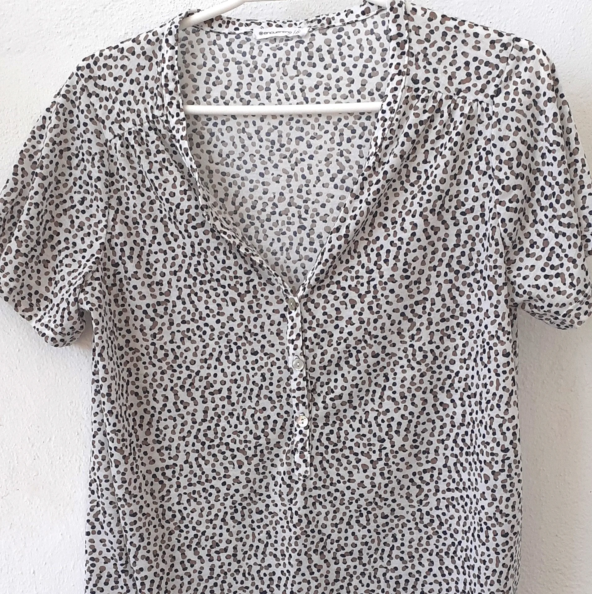 Camisa blanca de seda